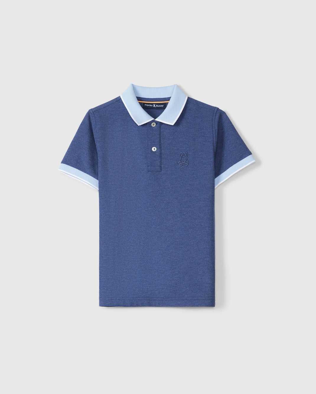 Polos Psycho Bunny Windcrest Pique Polo Shirt Bleu Enfant | IAL-19725634